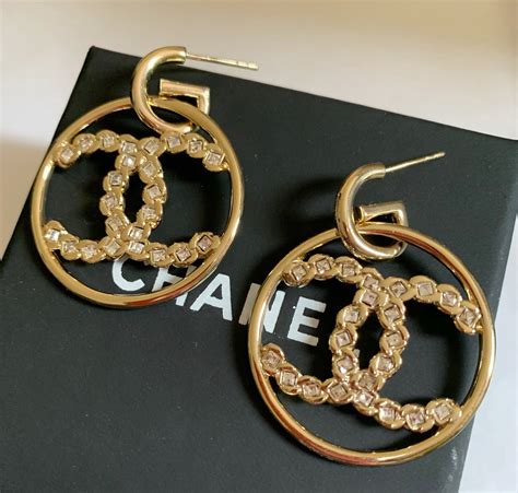 chanel earrings 2019 price|real chanel cc earrings.